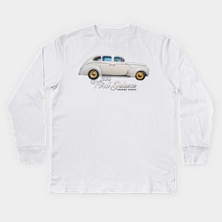 1940 Ford Deluxe Fordor Sedan Kids Long Sleeve T-Shirt